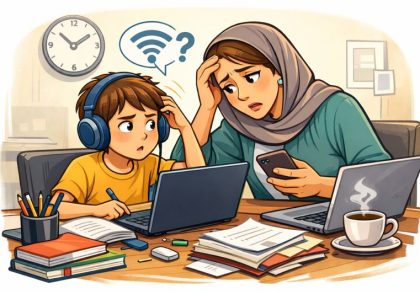 نقش والدین در دوران آموزش مجازی